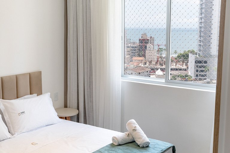 Achei Itapema • Elegante ap c/ vista do mar 2dorm