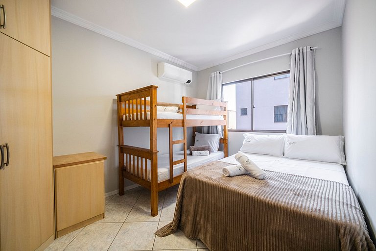 3Q no Coração da Meia Praia, 150m Mar | NAP901