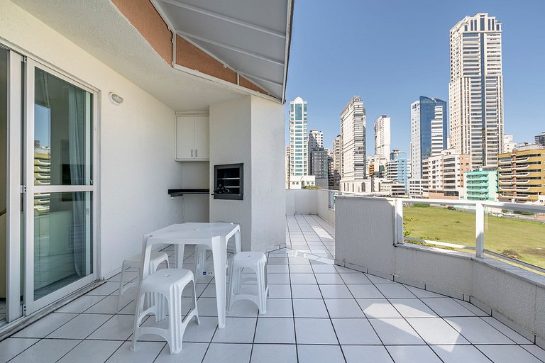 Achei Itapema • Cobertura vista mar, 4 dorm.